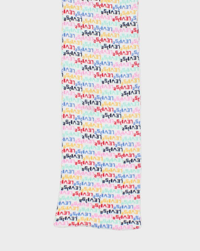 Y2k 00s Levi's Monogram Scarf
