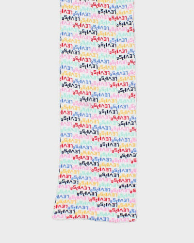 Y2k 00s Levi's Monogram Scarf