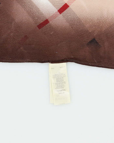 Vintage Burberry Silk Scarf