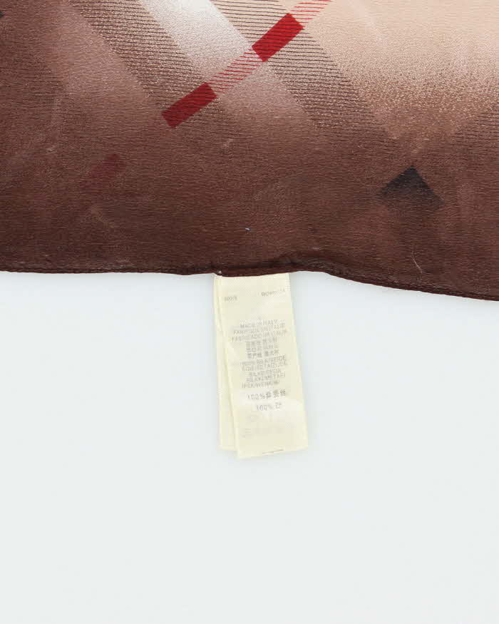 Vintage Burberry Silk Scarf