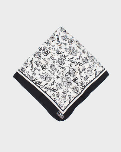 Vintage Karl Lagerfeld Silk Scarf