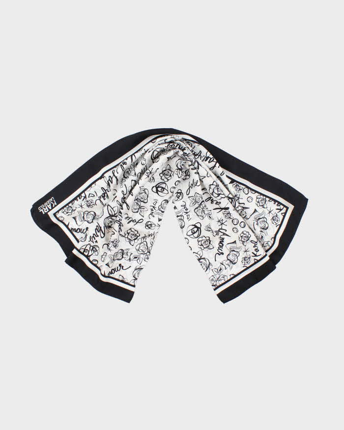 Vintage Karl Lagerfeld Silk Scarf
