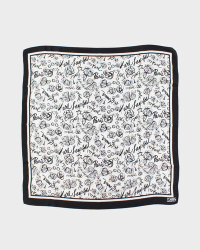 Vintage Karl Lagerfeld Silk Scarf