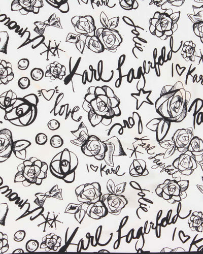 Vintage Karl Lagerfeld Silk Scarf
