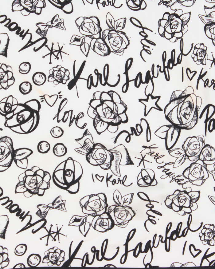 Vintage Karl Lagerfeld Silk Scarf