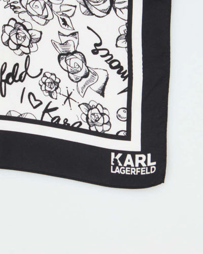 Vintage Karl Lagerfeld Silk Scarf