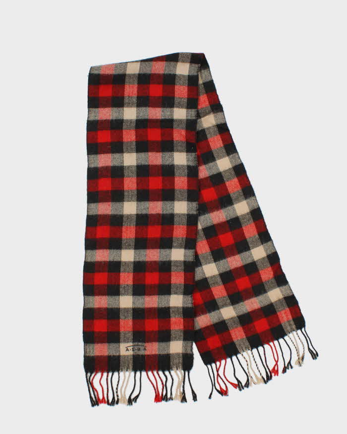 Vintage Woolrich Check Scarf