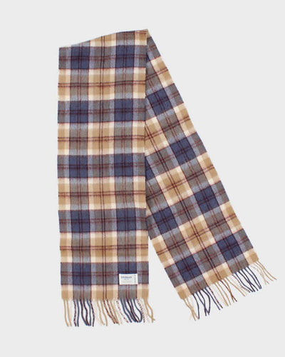 Vintage Edinburgh Wool Check Scarf