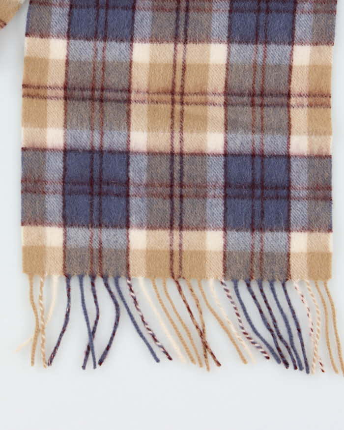 Vintage Edinburgh Wool Check Scarf