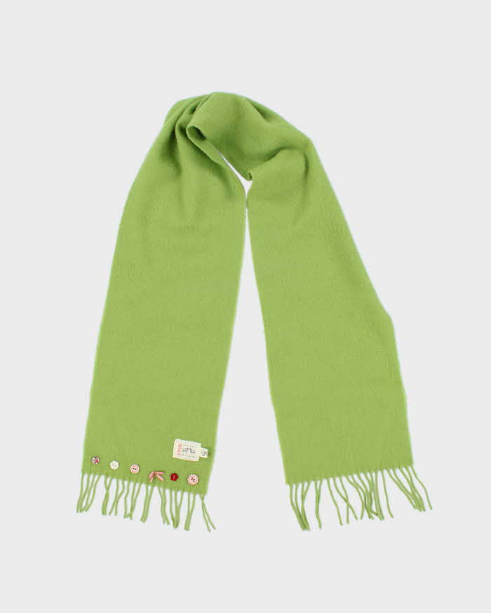 Vintage The Mill Button Wool Scarf