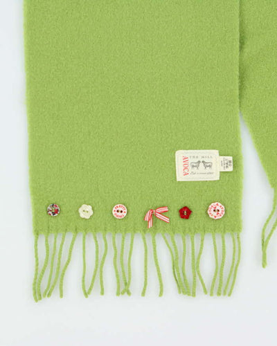 Vintage The Mill Button Wool Scarf