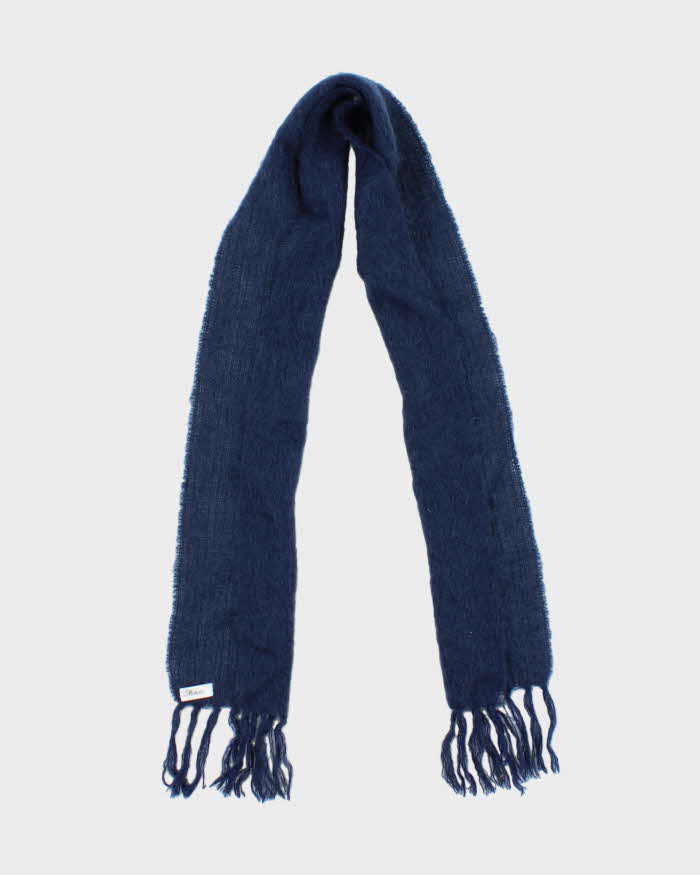 Vintage Mohair Blue Scarf