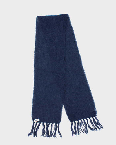 Vintage Mohair Blue Scarf