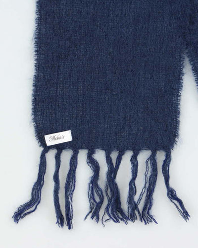 Vintage Mohair Blue Scarf