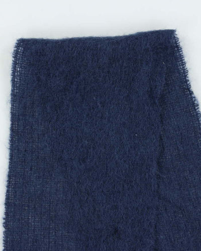 Vintage Mohair Blue Scarf