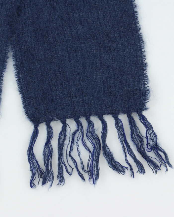 Vintage Mohair Blue Scarf