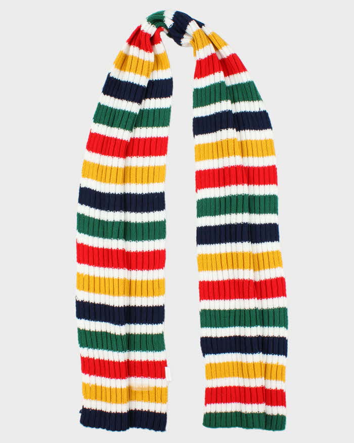 Vintage Hudson's Bay Stripe Knit Scarf