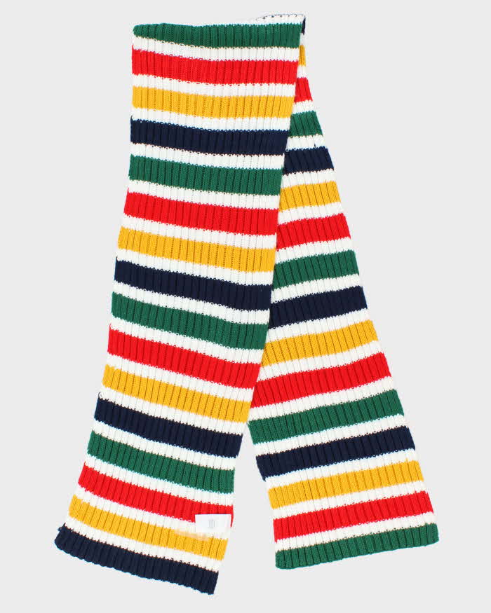 Vintage Hudson's Bay Stripe Knit Scarf