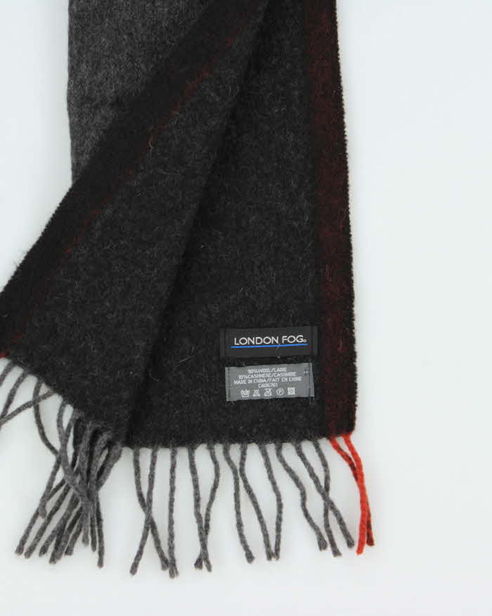 Vintage London Fog Wool & Cashmere Scarf