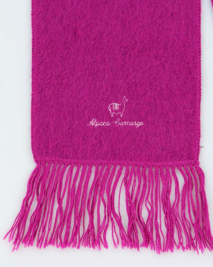 Vintage Alpaca Camargo Scarf