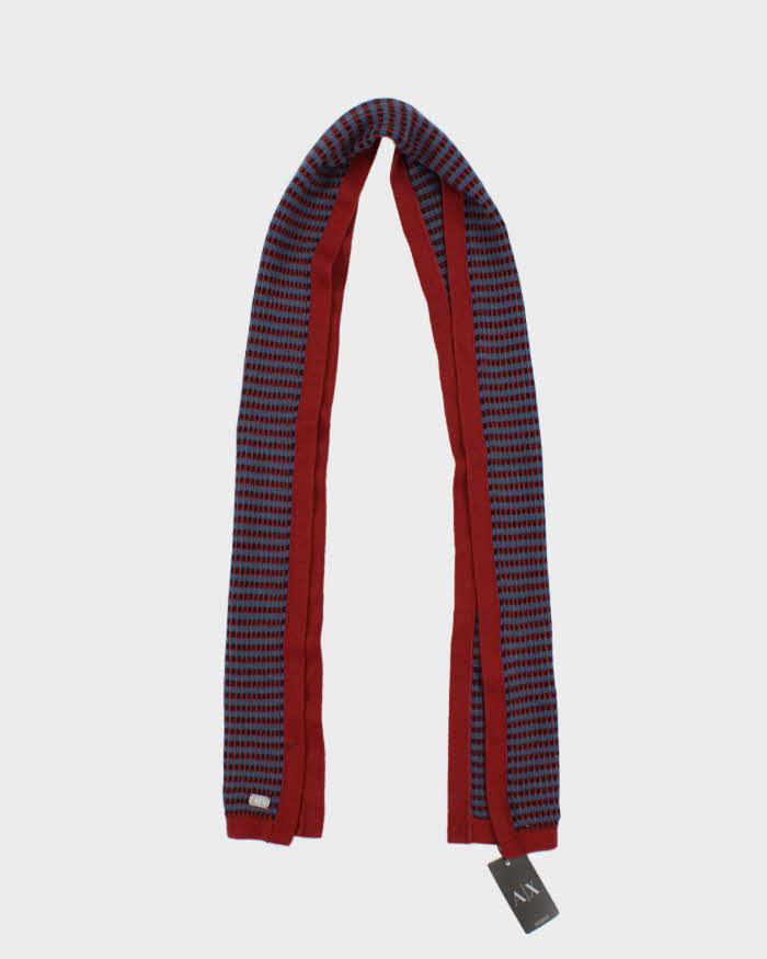 DSWT Armani Exchange Wool Blend Patterned Scarf