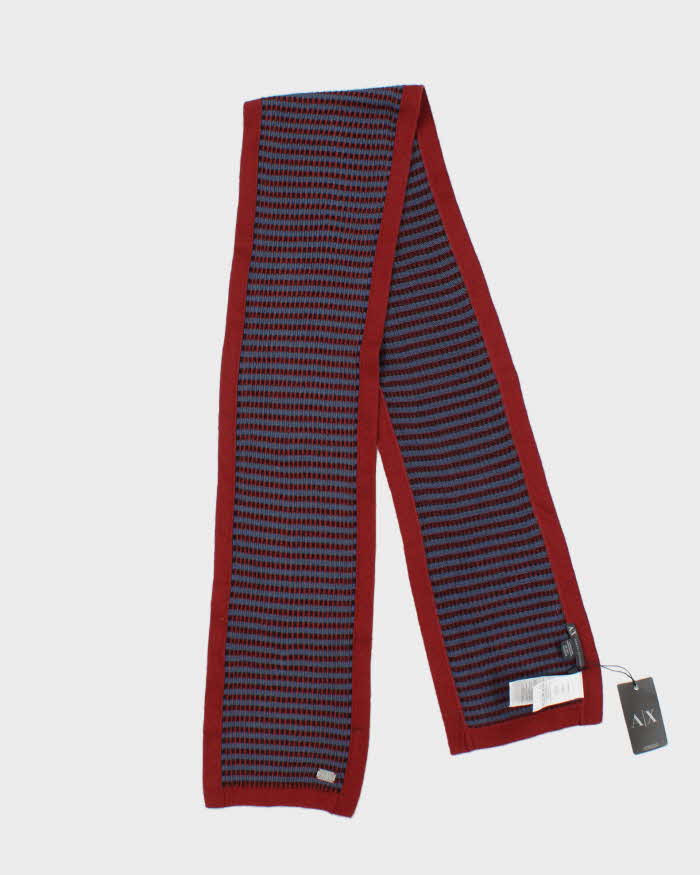 DSWT Armani Exchange Wool Blend Patterned Scarf