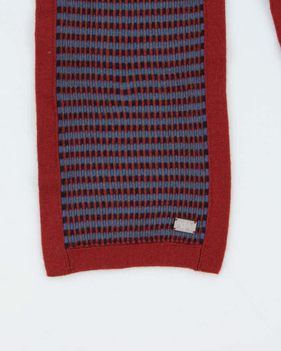 DSWT Armani Exchange Wool Blend Patterned Scarf