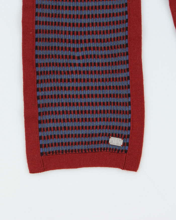 DSWT Armani Exchange Wool Blend Patterned Scarf