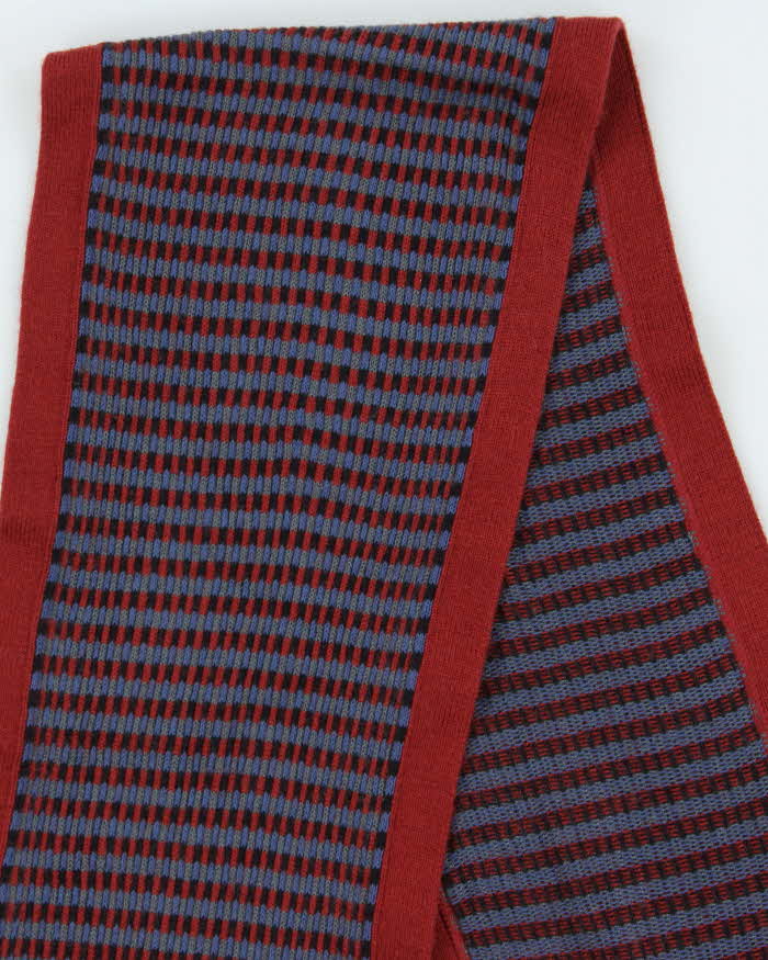 DSWT Armani Exchange Wool Blend Patterned Scarf