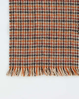 Vintage 1990s Harris Tweed Hand Woven Houndstooth Wool Scarf