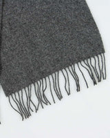 Vintage 00s Polo Ralph Lauren Lambswool Fringed Logo-Embroidered Scarf