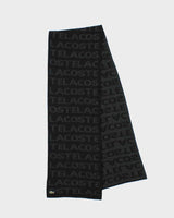 Vintage Y2K 00s Lacoste Wool Blend Spell Out Scarf