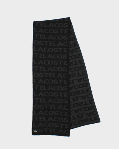 Vintage Y2K 00s Lacoste Wool Blend Spell Out Scarf