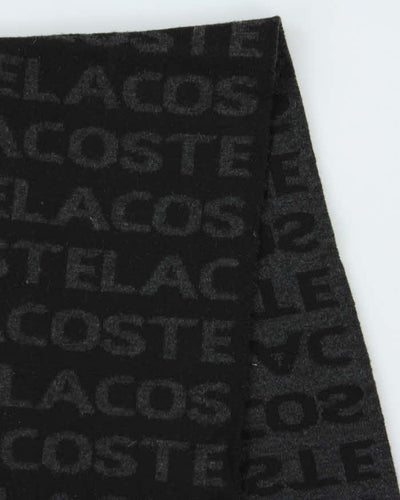Vintage Y2K 00s Lacoste Wool Blend Spell Out Scarf