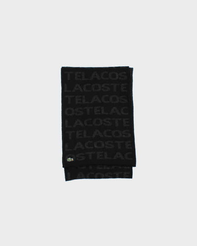 Vintage Y2K 00s Lacoste Wool Blend Spell Out Scarf