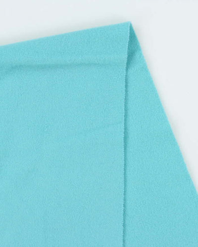 Vintage Acne Studios Aqua Blue Soft Wool Fringed Scarf