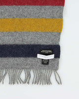 Vintage 00s Hudson's Bay Johnstons Of Eligin Classic Wool Fringed Scarf