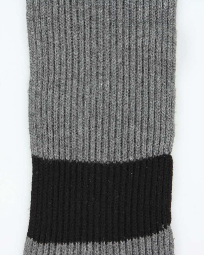 Vintage Hudson's Bay Ribbed Wool Blend Chunky Unisex Scarf