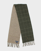 Vintage Polo Ralph Lauren Reversible Soft Virgin Wool Check Unisex Scarf