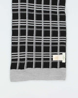 Vintage Kate Spade Check Bow Reversible Unisex Scarf