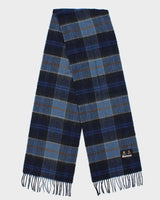 Vintage 00s Barbour Cashmere Merino Wool Blend Check Fringed Unisex Scarf