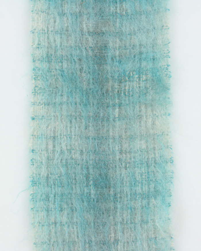 Vintage 1970s Eaton's Scottish Mohair &amp; Wool Blend Fringed Scarf