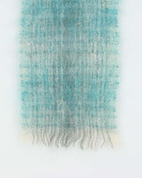 Vintage 1970s Eaton's Scottish Mohair &amp; Wool Blend Fringed Scarf