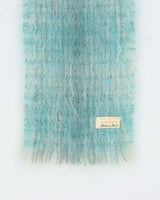 Vintage 1970s Eaton's Scottish Mohair &amp; Wool Blend Fringed Scarf