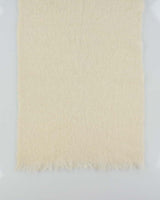 Vintage 1970s Donegal Design Mohair Wool Blend Oversized Fringed Scarf