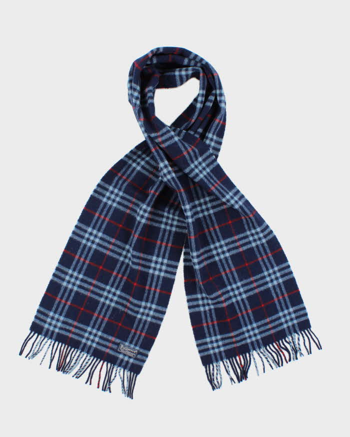 Vintage 90s Burberrys Wool Scarf