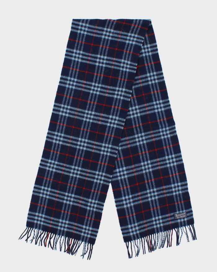Vintage 90s Burberrys Wool Scarf