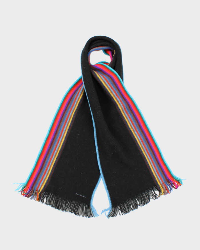 Vintage Paul Smith Stripe Wool Scarf