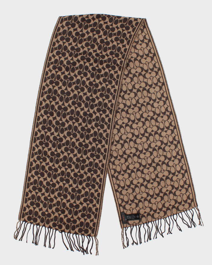 Vintage 00s Coach Wool Scarf
