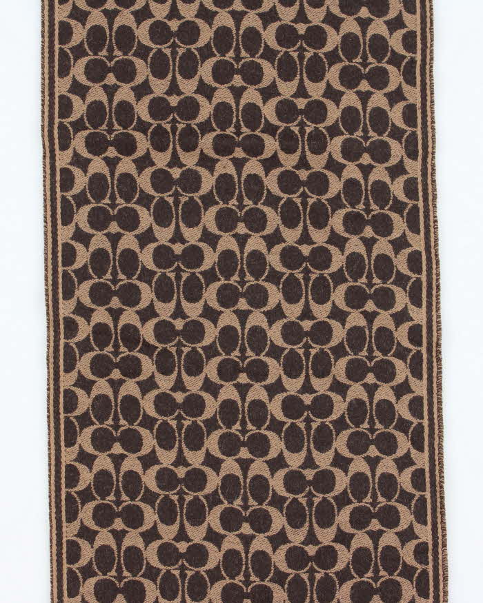 Vintage 00s Coach Wool Scarf